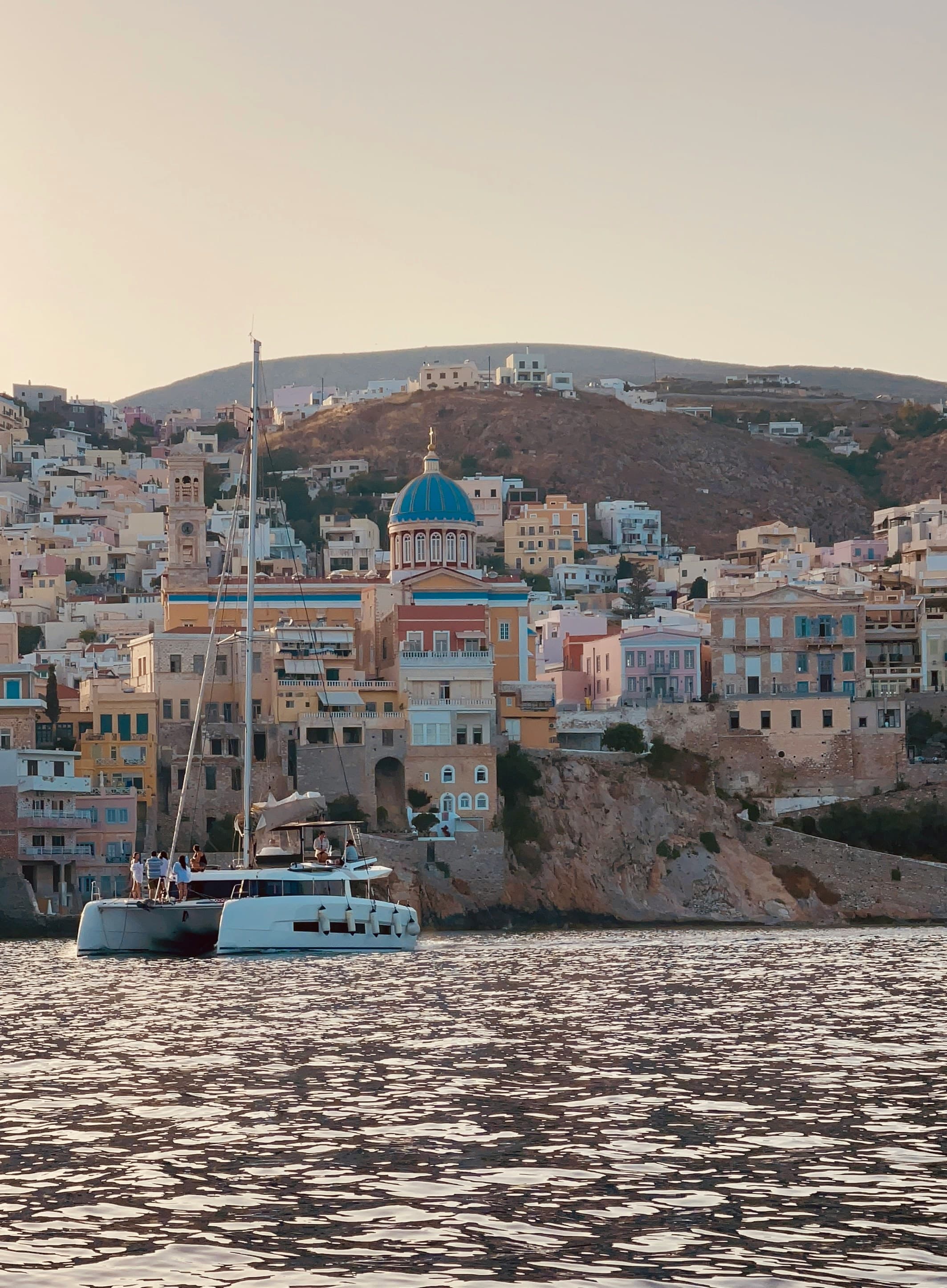 Syros island view