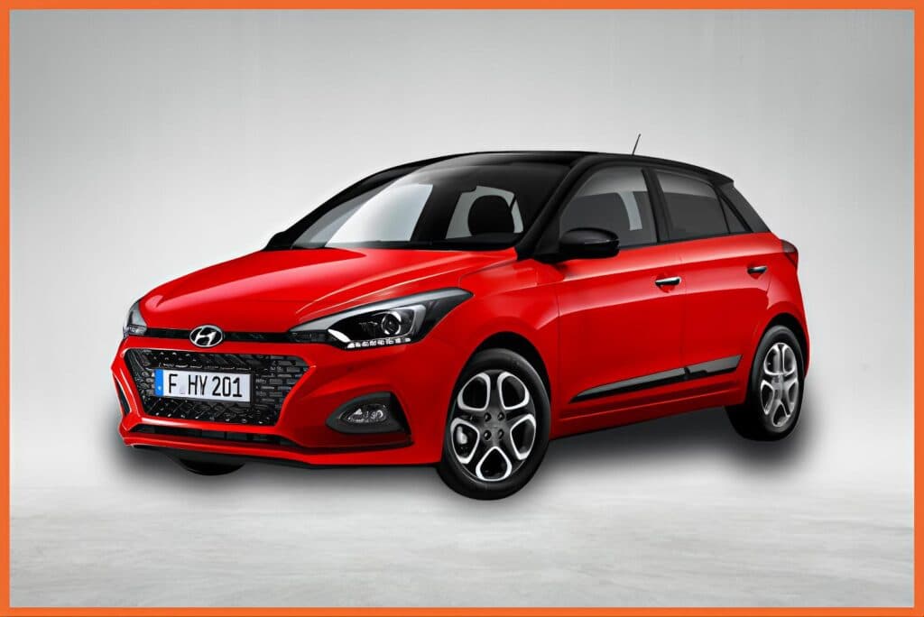 Hyundai i20 — Loukis Rentals rental in Paros