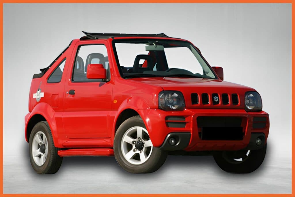 Suzuki Jimny (Cabrio) — Loukis Rentals rental in Paros