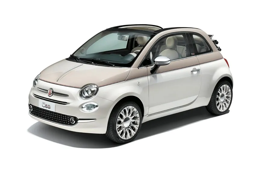 Cat BH3 ā Fiat 500 Cabrio | 1.0 HYBRID ā Chaniotis | Paros RentalsĀ® rental in Paros