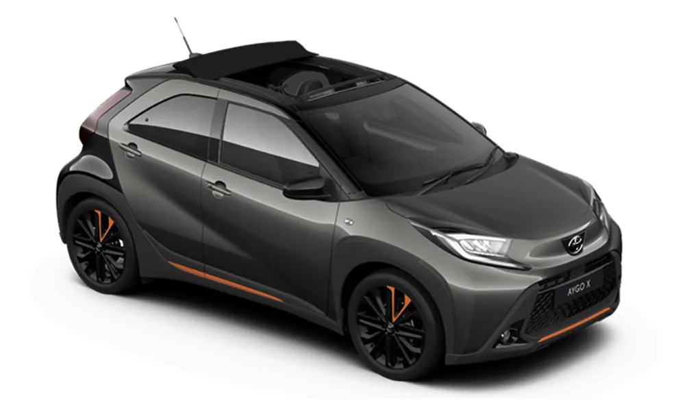 Cat AH3 – New Toyota Aygo X Auto | Open top — Chaniotis | Paros Rentals® rental in Paros