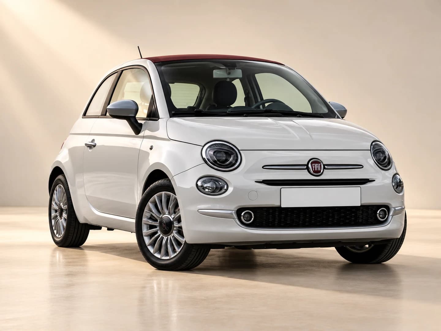 Fiat 500 Cabrio, EVO Rent A Car, Folegandros