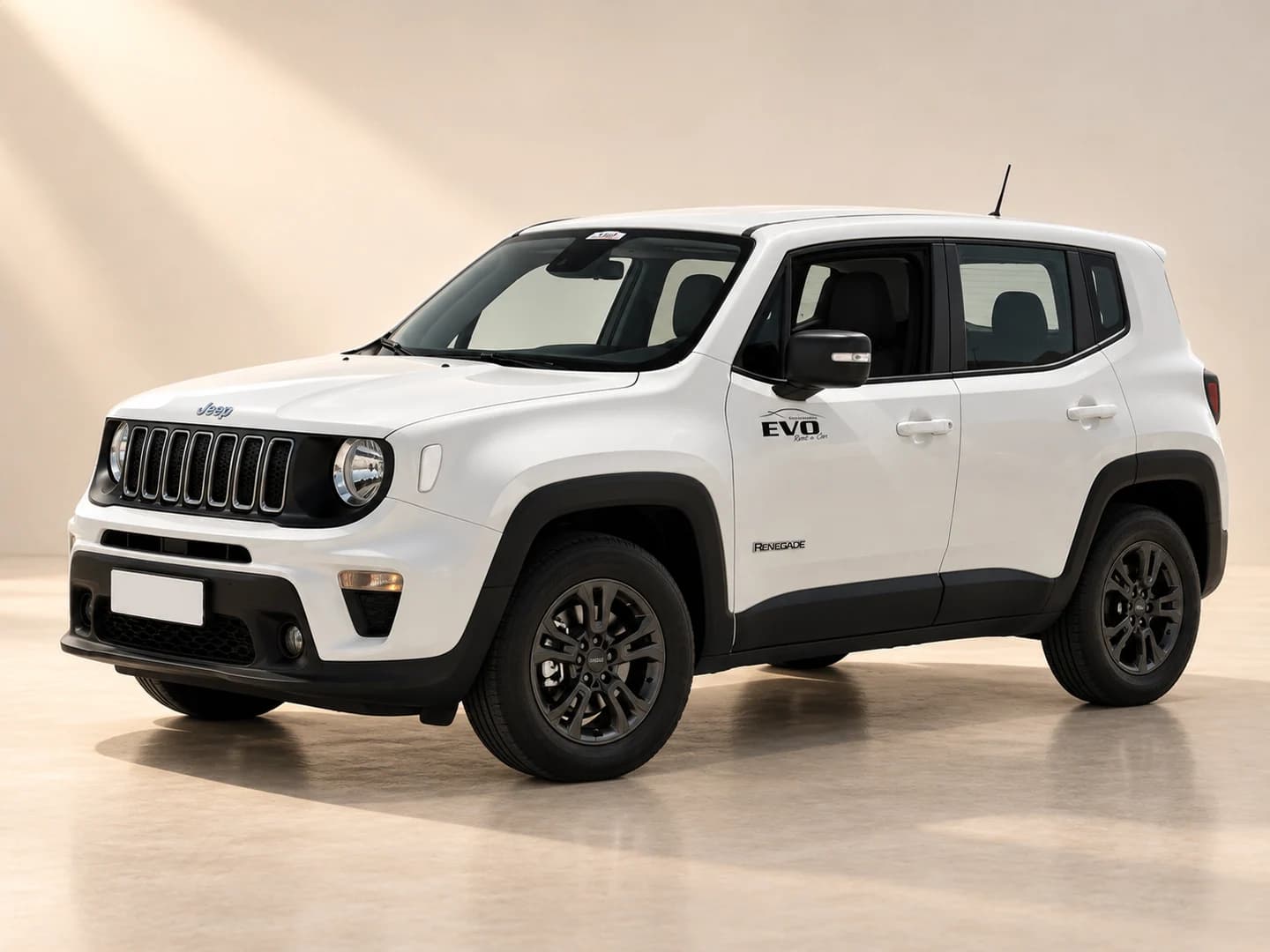 New Jeep Renegade Automatic, EVO Rent A Car, Folegandros