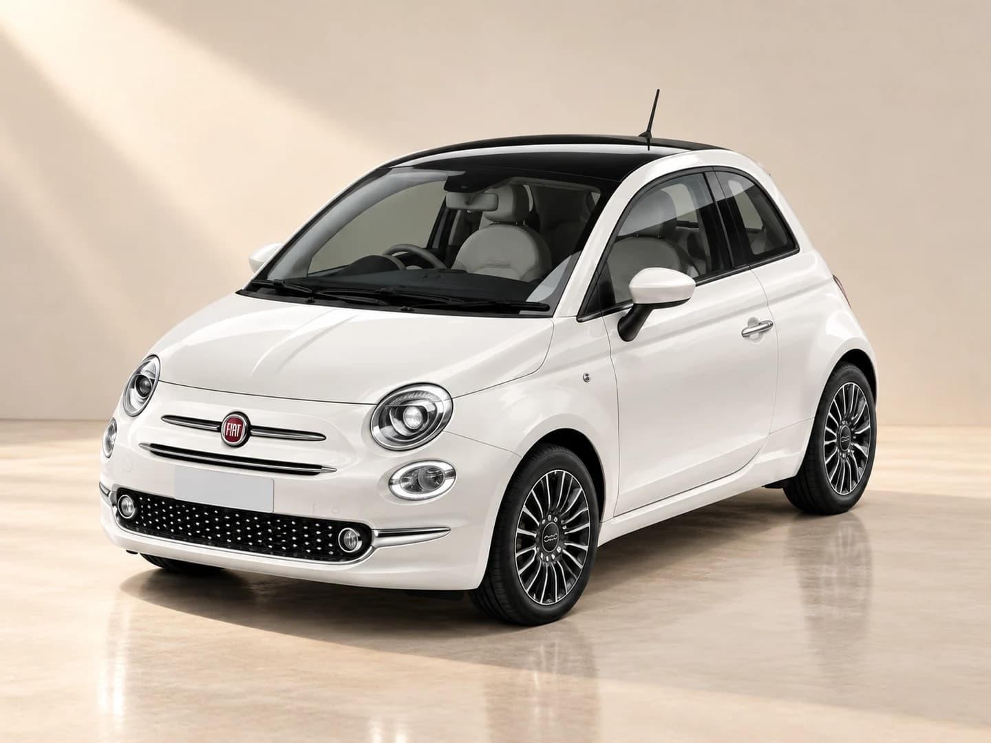 Fiat 500 Hybrid, Maistrali Car Rental, Syros