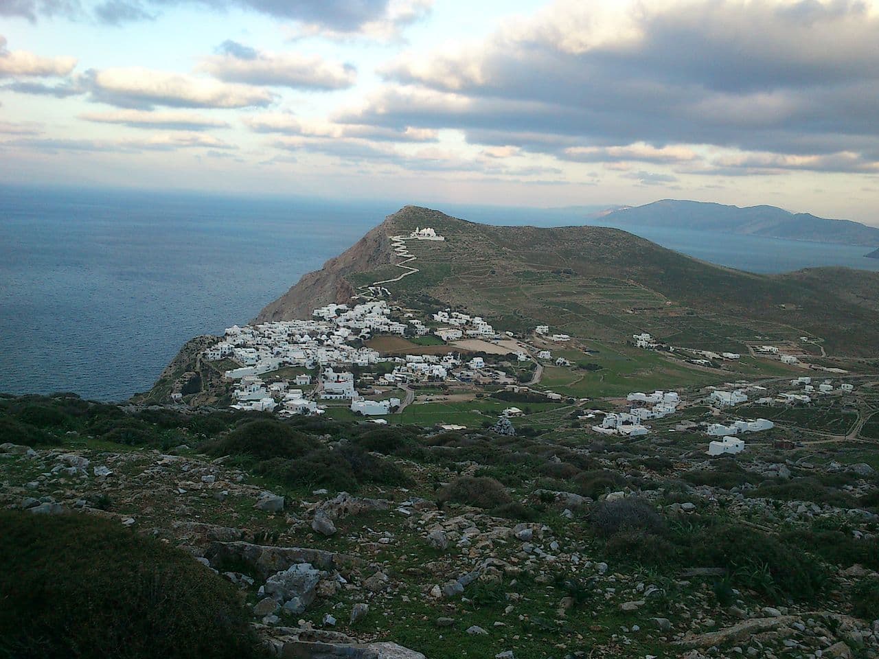 Folegandros island view