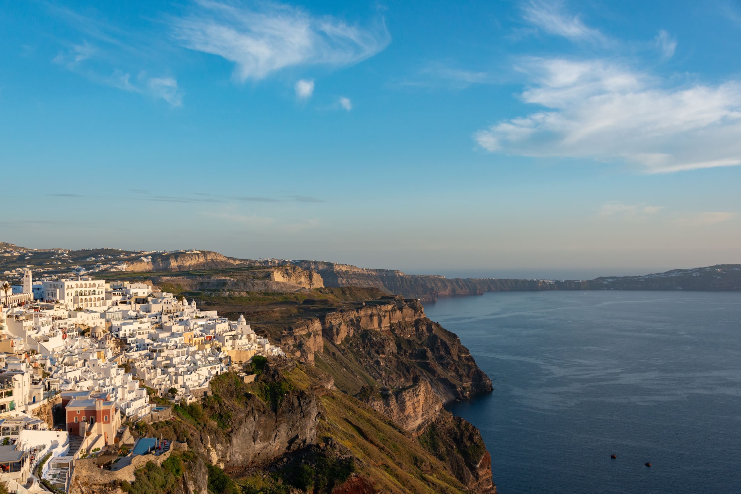 Caldera von Santorin, Kykladen
