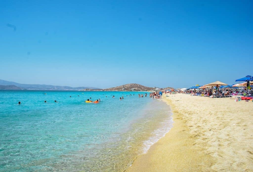 Agios Prokopios perfect family beach in Naxos