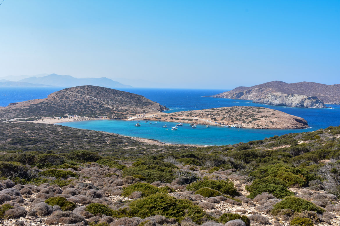 Playa de Kalotaritissa, Amorgos: Remota e intacta