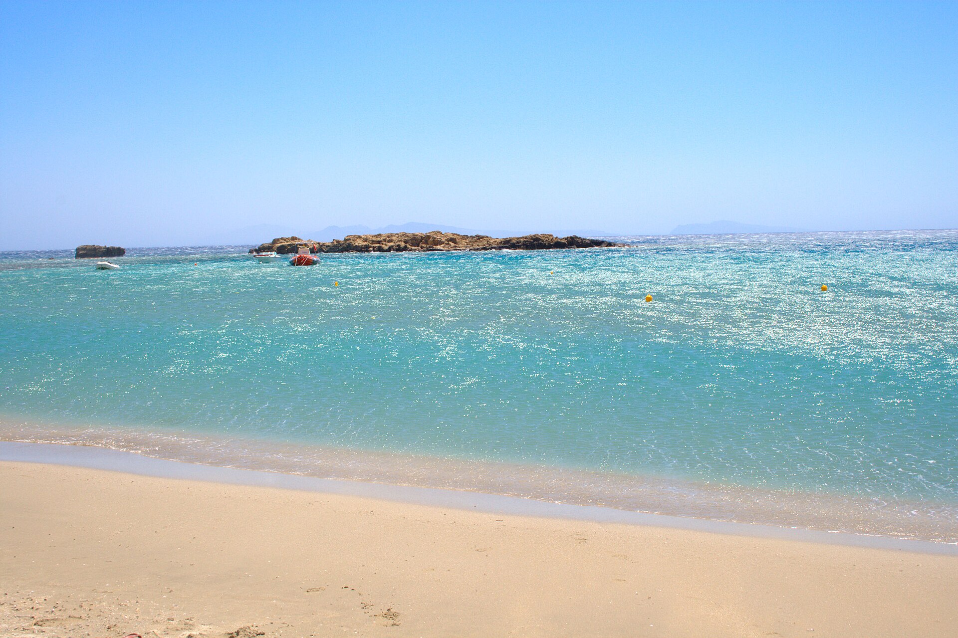 Playa de Manganari, Ios: Paraíso tropical
