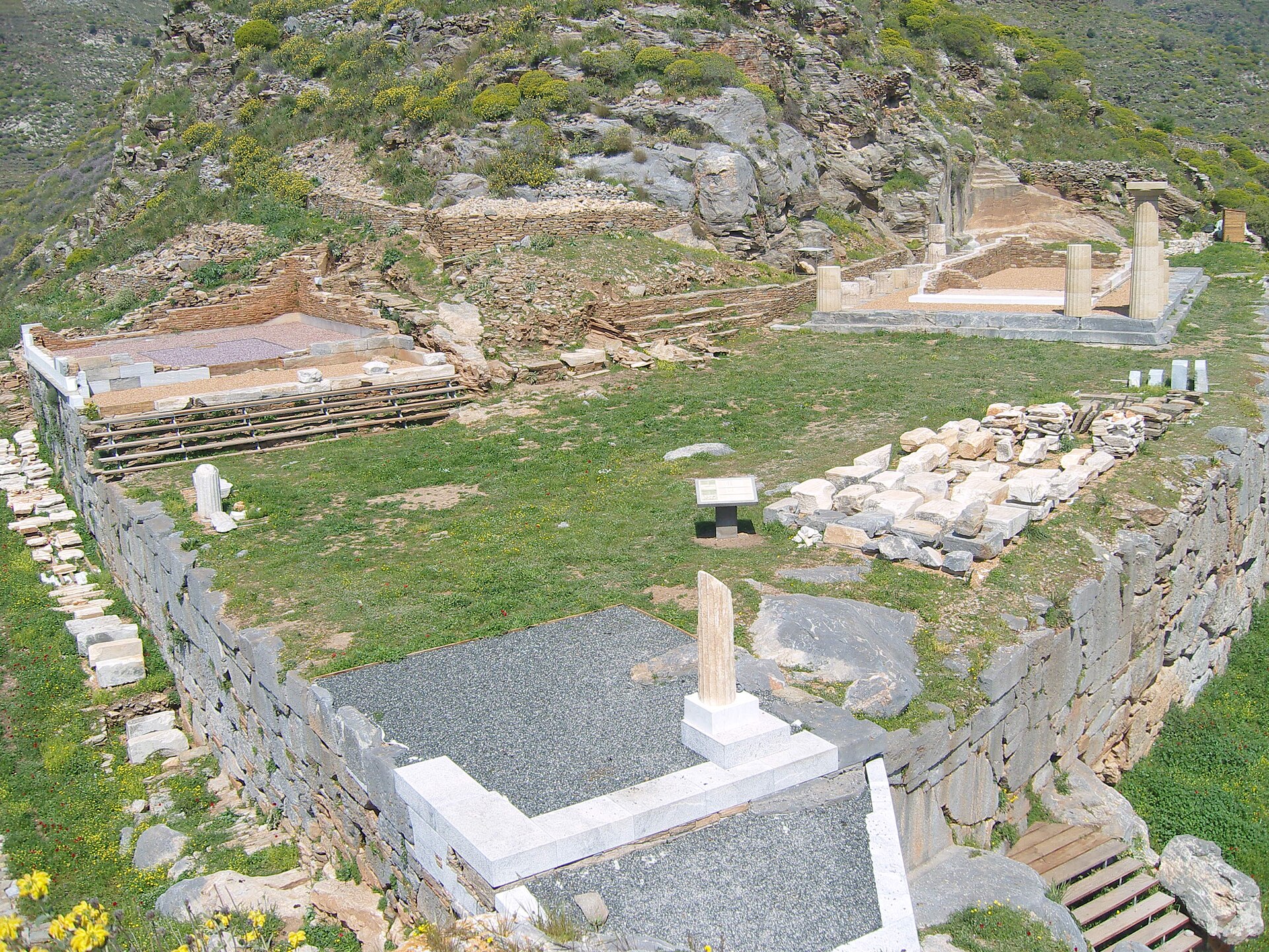Karthaia, Kea : Les ruines antiques