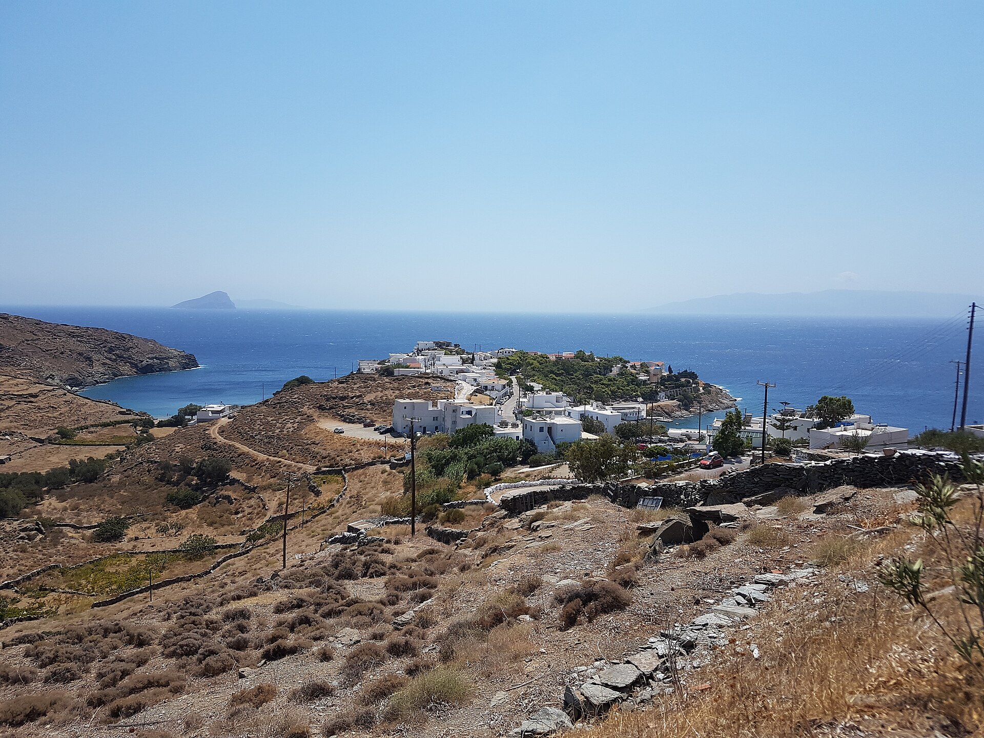 Kanala, Kythnos : Le rivage des pèlerins