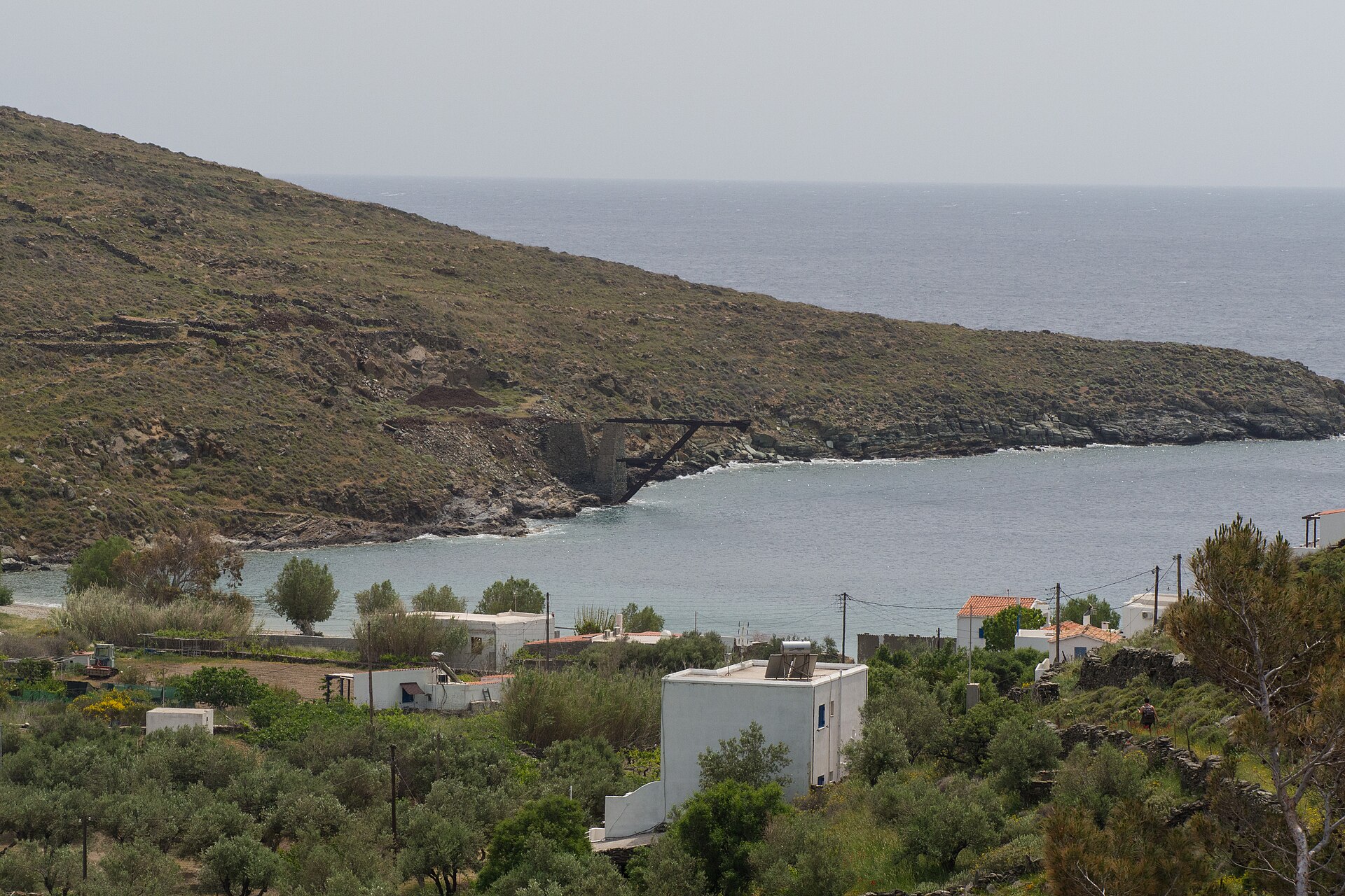 Plage de Lefkes, Kythnos : Facile et accueillante