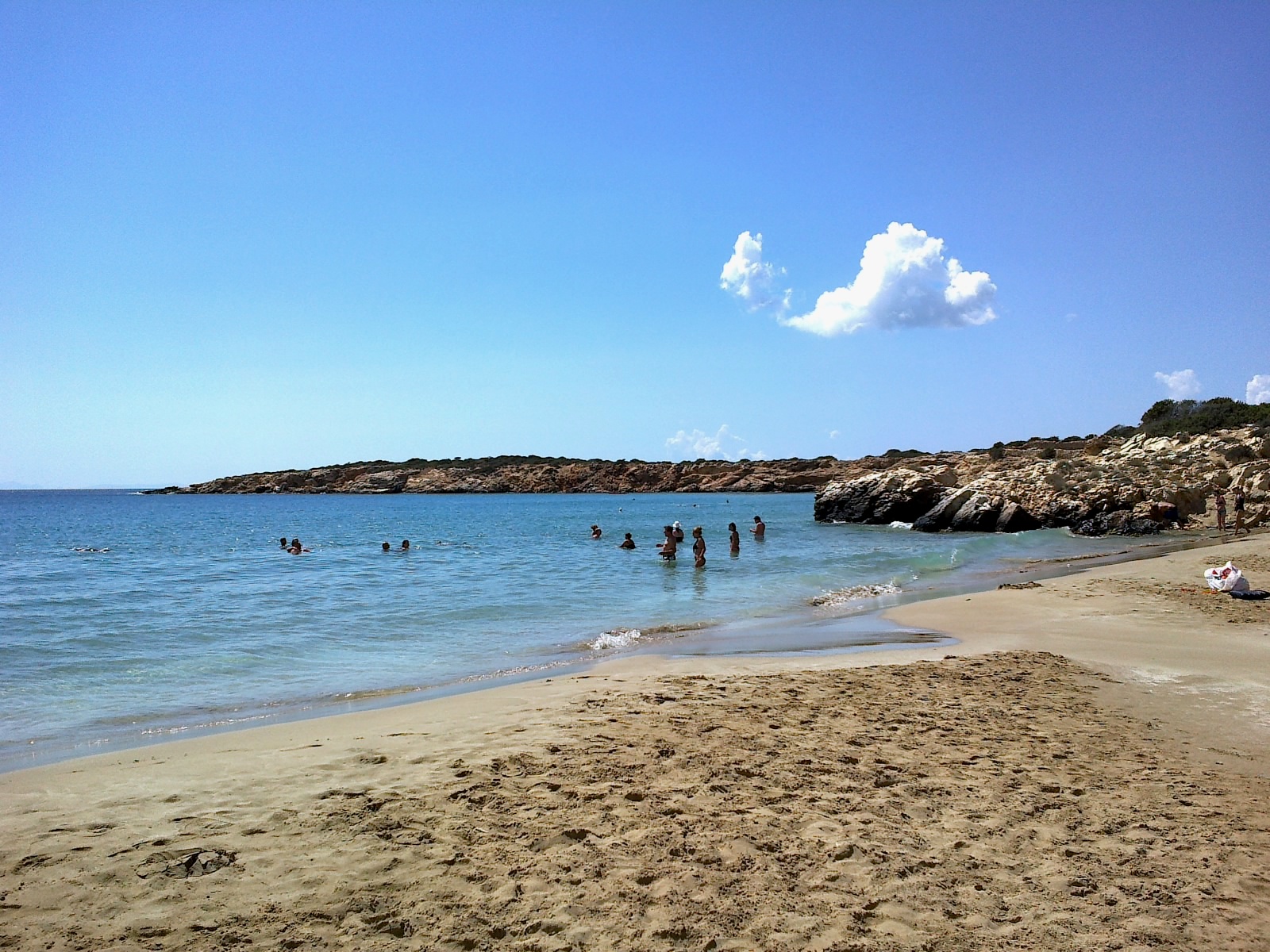 Plage de Faragas, Paros : Cachée et naturelle